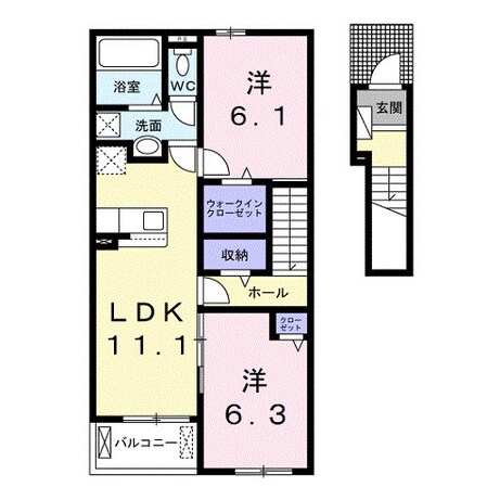 仮)高野口町伏原アパートの物件間取画像